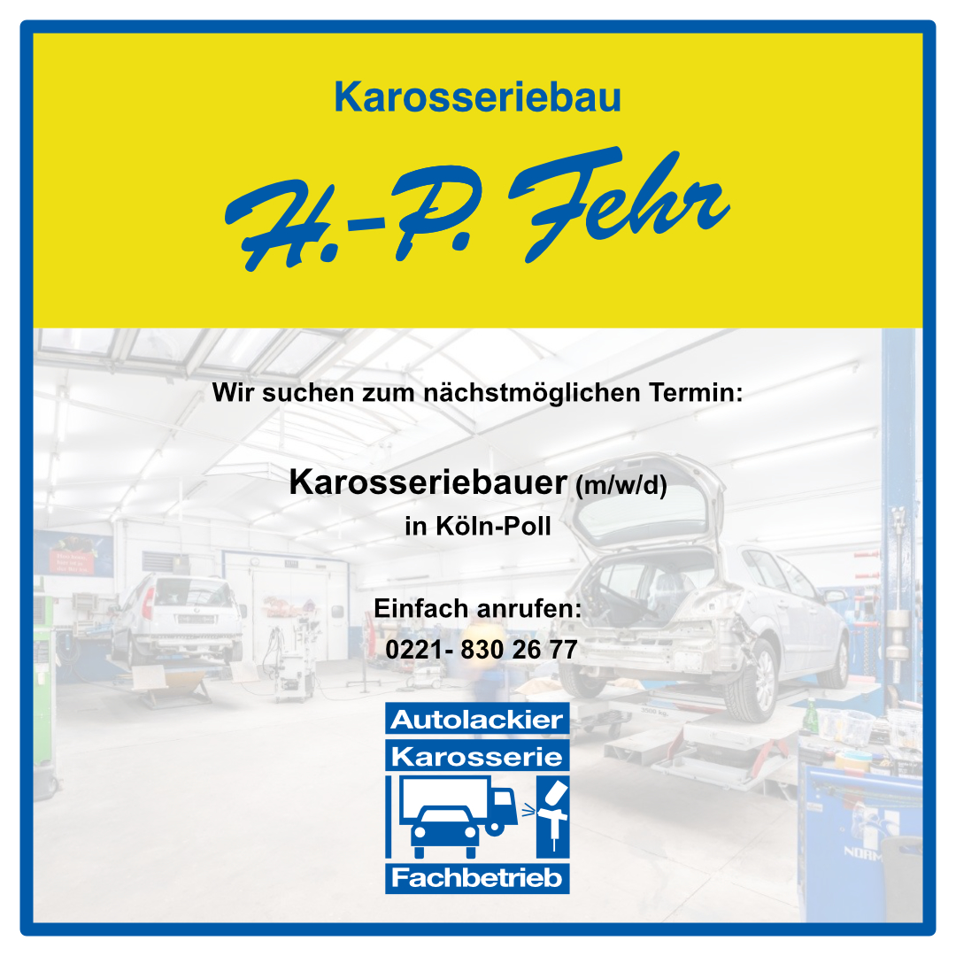 Karosseriebauer gesucht!